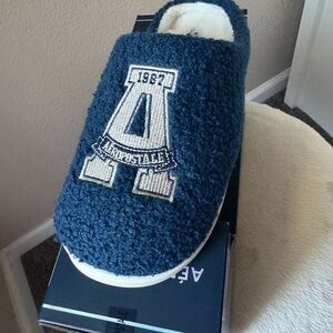 Aeropostale Blue Textured Slippers